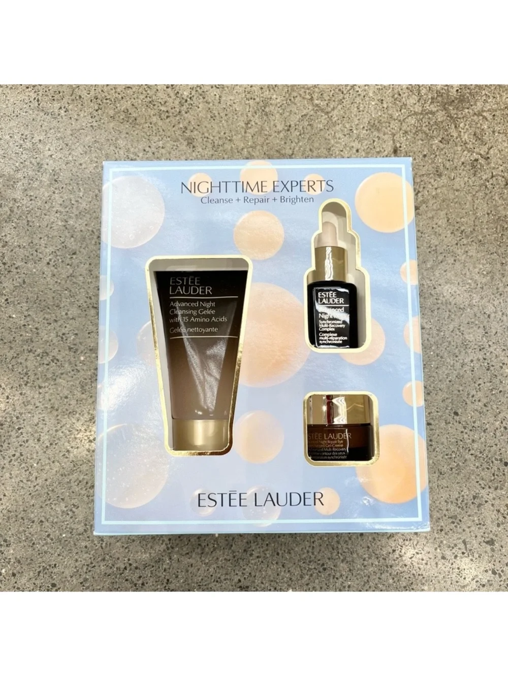 Estee Lauder Nighttime
Experts Cleanse + Repair +
Brigten 3pcs Sealed - Picture 3 of 7